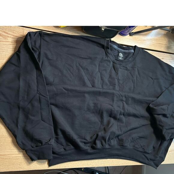New Athletic Works Unisex Sweatshirt Black size 4XL 58-60 - Picture 2 of 7
